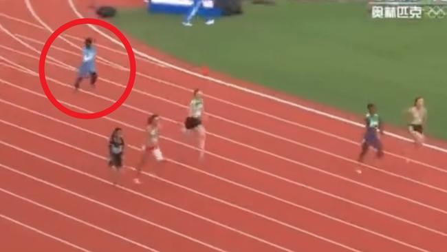 Nasra Ali Abukar in the 'slowest 100m of all-time'