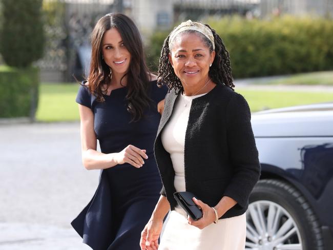 Doria Ragland was the only member of Meghan’s family to attend the royal wedding. Picture: Getty Images