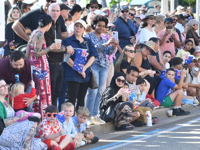 Anzac Day 2025. Strand parade in Townsville. Picture: Evan Morgan