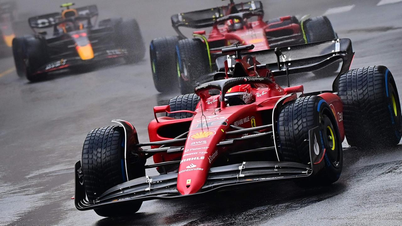 It was a day to forget for Charles Leclerc. Picture: AFP Images