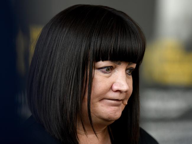 Rugby Australia Chief Executive Raelene Castle speaks to the media during a press conference at Rugby AU headquarters in Sydney, Thursday, December 5, 2019. (AAP Image/Bianca De Marchi) NO ARCHIVING