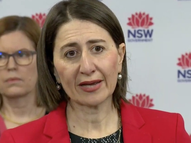 NSW Premier Gladys Berejiklian remains concerned about underlying community transmission that could be ‘bubbling away’ in Sydney.