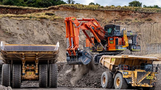 New Hope Corporation's New Acland coal mine in Queensland. Picture: Peter Turnbull