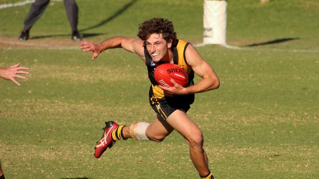 Broadview captain Jay O'Leary has been a standout leader in local footy throughout 2022. Picture: Matt Oborn