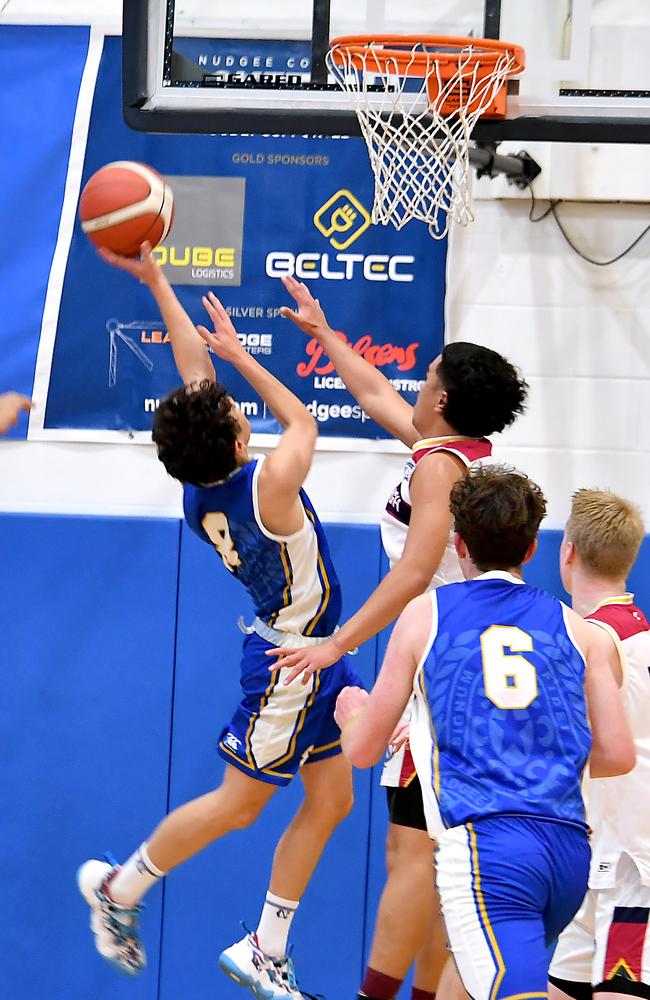 Nudgee College V BSH in Basketball. Picture: John Gass