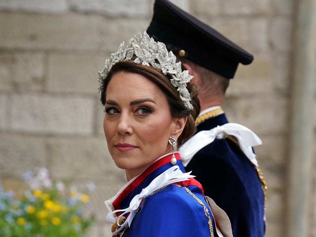 Kate and William had to enter behind King Charles on his big day. Picture: Andrew Milligan – WPA Pool/Getty Images