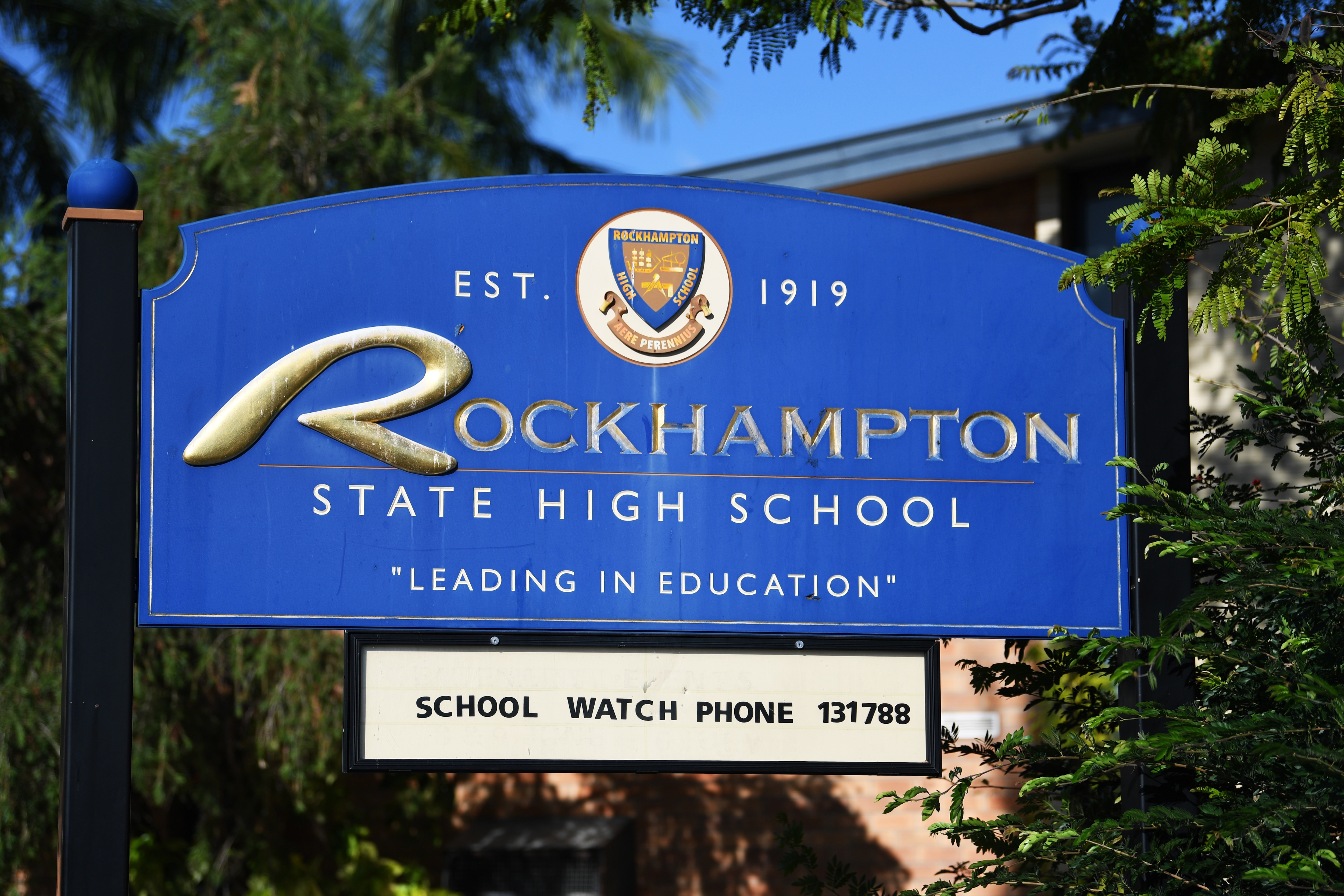 Rockhampton State High School. PHOTO: Allan Reinikka