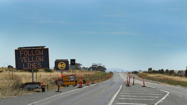 Bacchus Marsh Rd roadworks