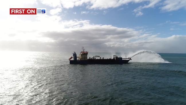 Nine News: Mega 111m dredge off Gold Coast