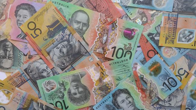 AUSTRALIA - NewsWire Photos - General view editorial generic stock photo of Australian cash money currency. Picture: NCA NewsWire / Nicholas Eagar