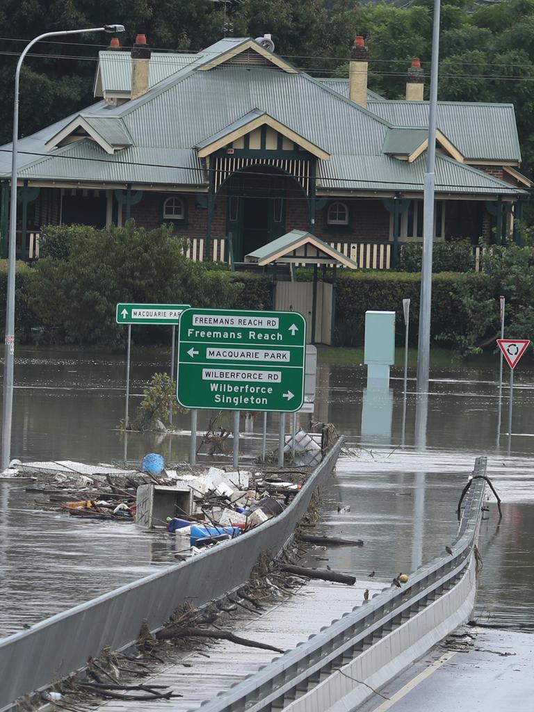 Windsor Bridge on Monday morning. Picture John Grainger