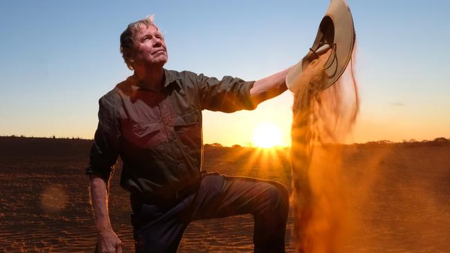 Farmer Rad Kelly on his family property in Werrimull. Picture: Alex Coppel.