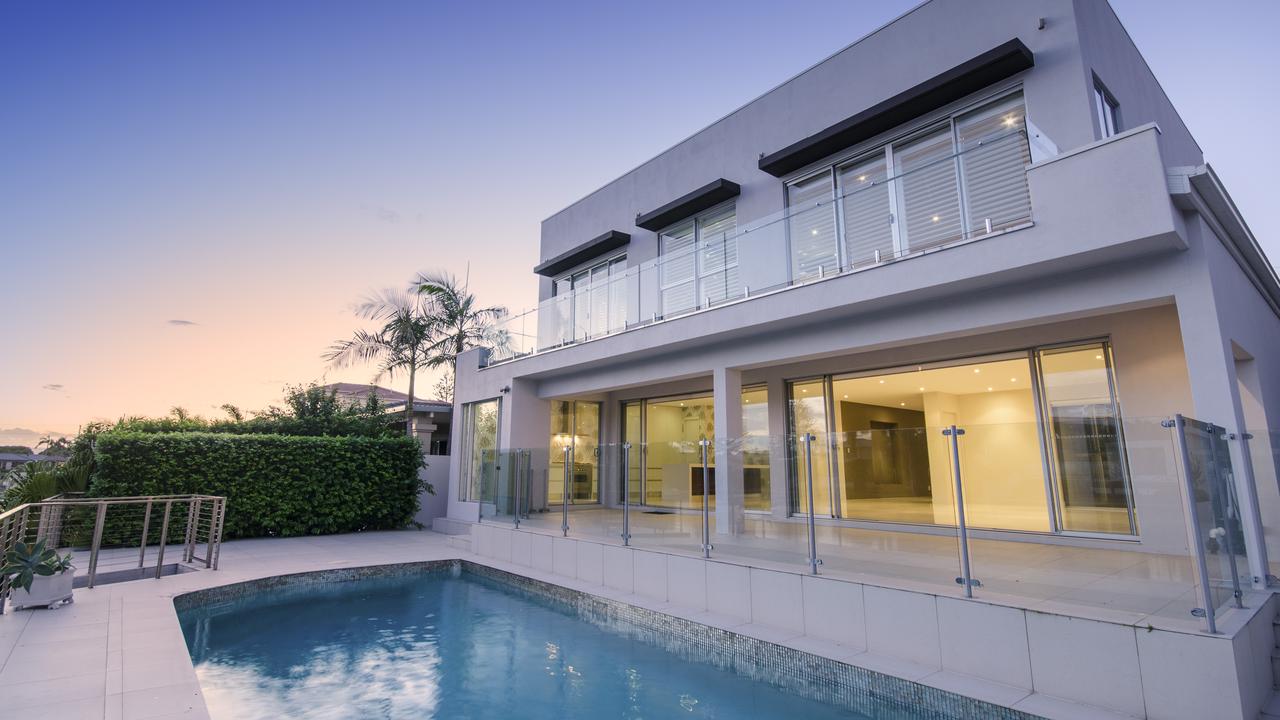 The waterfront Isle of Capri home.