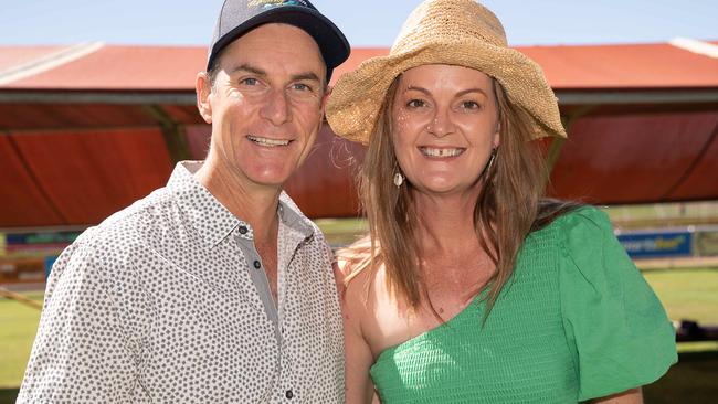 Ryan Krake and Michelle Krake at the 2023 Darwin Cup Carnival Guineas Day. Picture: Pema Tamang Pakhrin