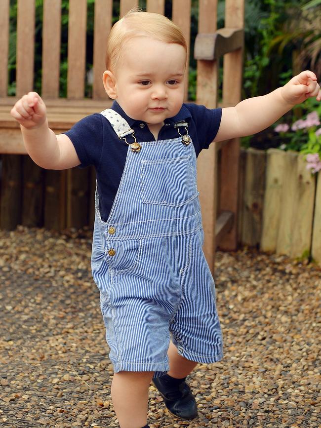 Prince George on his first birthday. Picture: John Stillwell/Getty Images