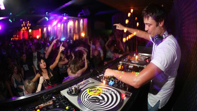 James Stewart travelled to Brisbane after he ran his DJ gig at Motown on the Sunshine Coast until midnight.