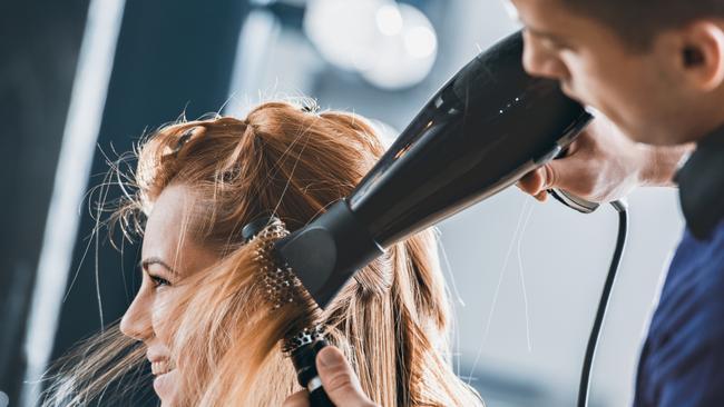 SalonOnline sent customers an email promoting "everything you need to set up you home salon" on the same day the industry was pleading for the government to shut it down. Picture: supplied.