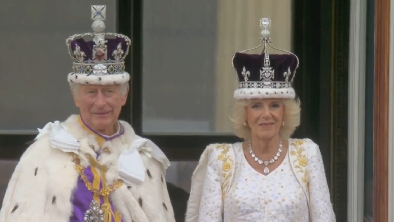 Soldier helped by police after fainting at King's first Order of the Garter  service as monarch, UK News