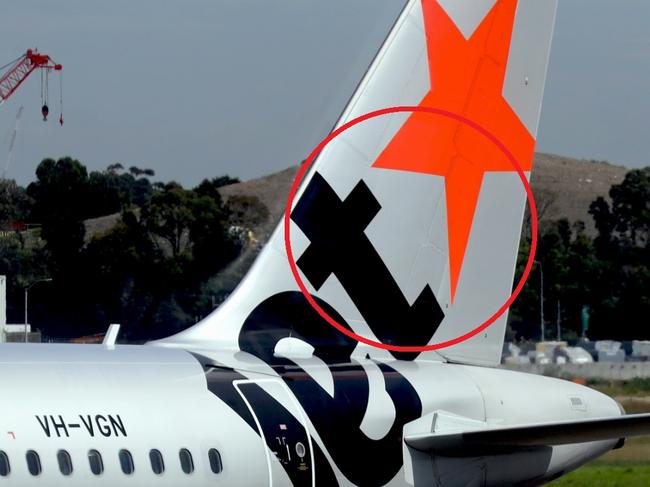 Aussie buget airline Jetstar has two logos — one with the company’s full name spelled out with an orange star and a shortened version with the word ‘Jet’, also followed by the orange star.