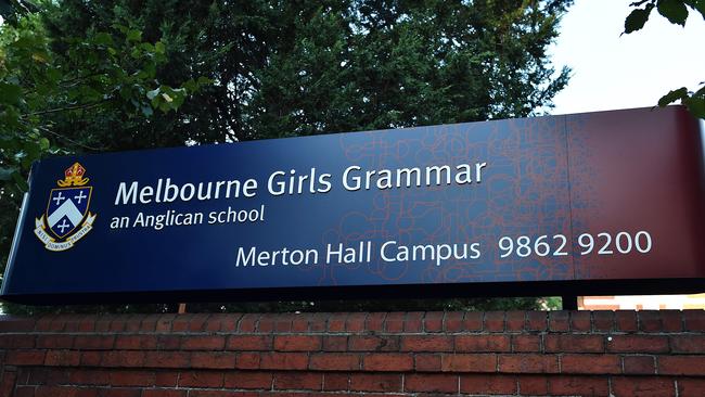 A Melbourne Girls’ Grammar teacher has died. Picture: Ellen Smith