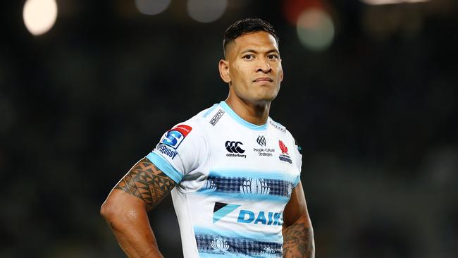 Israel Folau must make a compelling case if he is to overturn RA’s decision. Picture: Getty Images)