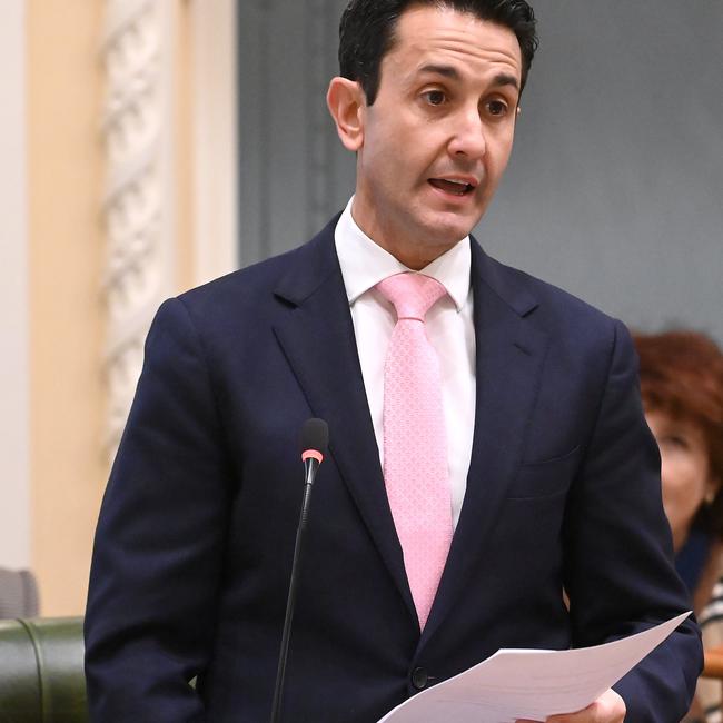 David Crisafulli Leader of the Opposition following the handing down of the 2024-25 state budget this week. Picture: John Gass