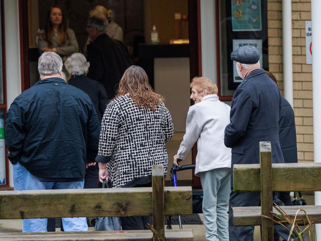 About 400 people attended the memorial service. Picture: David Geraghty