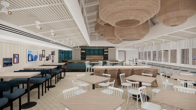 An artists impression of the new interior of the Watsons Bay Hotel. Picture: Supplied