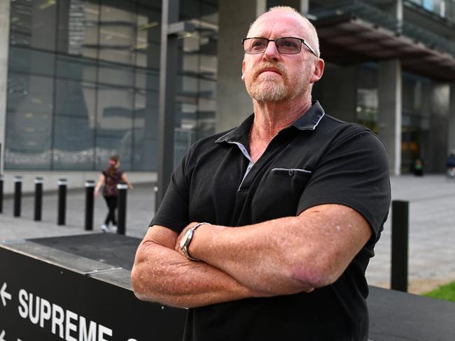 Paul Griffin outside court yesterday. Picture: Dan Peled/NCA NewsWire