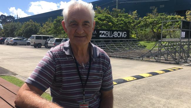 Billabong shareholder and Tugun resident Martin Davis, 81. Photo: Kathleen Skene