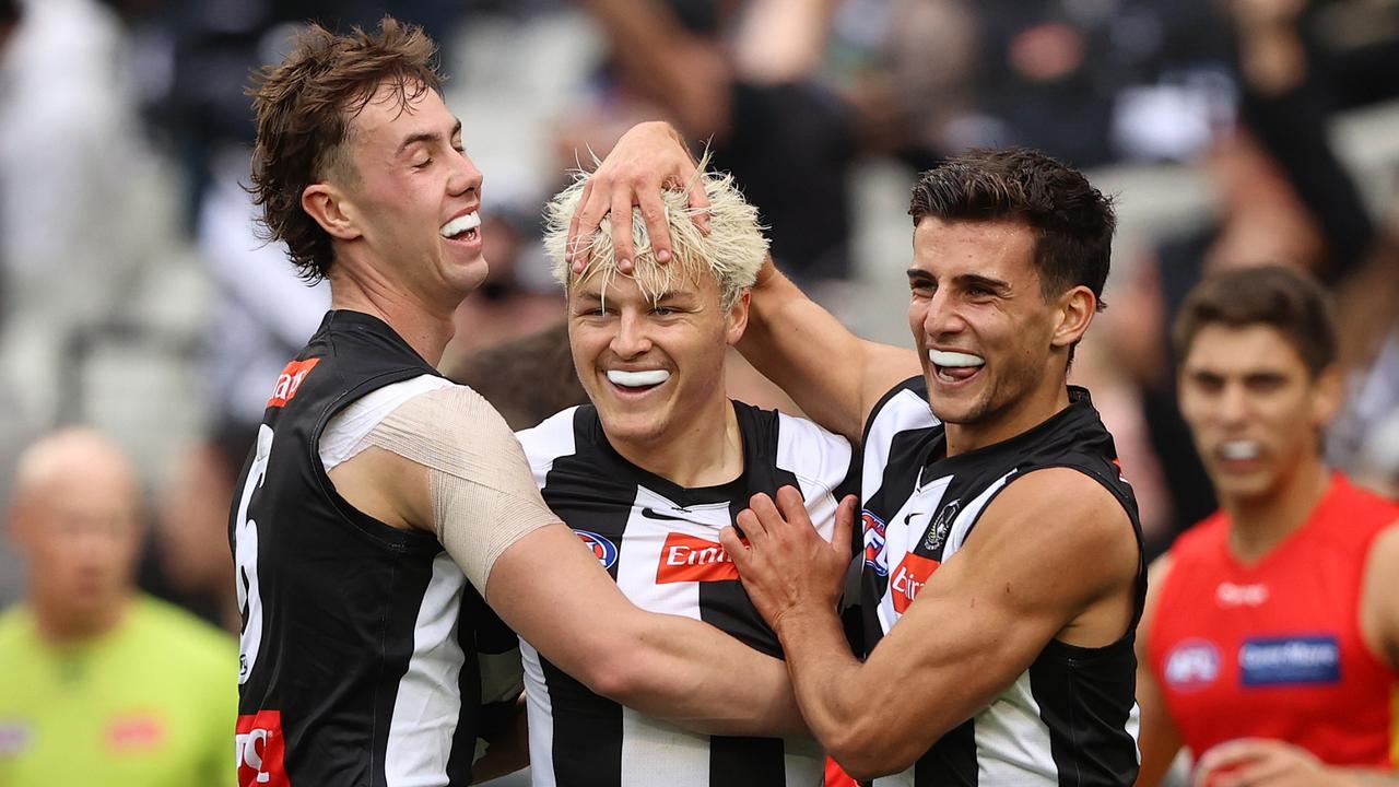 Jack Ginnivan of the Magpies. Photo by Robert Cianflone/Getty Images