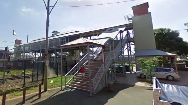 St Marys Railway Station, where the alleged victim ran from a train to alert police. Picture: Google