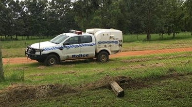 A crash where a car lost control on the dirt section Prince Street and crashed through a fence.