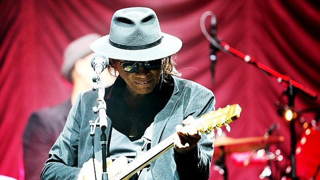 Rodriguez impresses the crowd at the Derwent Entertainment Centre in Hobart. Picture: SAM ROSEWARNE