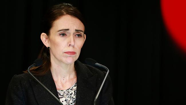 WELLINGTON, NEW ZEALAND - MARCH 21: Prime Minister Jacinda Ardern speaks to media during a press conference at Parliament on March 21, 2019 in Wellington, New Zealand. Prime Minister Jacinda Ardern announced today that New Zealand will ban all military style semi-automatics and assault rifles. The new law follows attacks in which 50 people were killed, and dozens injured after a gunman opened fire on two mosques in Christchurch on Friday, 15 March. The accused attacker, 28-year-old Australian, Brenton Tarrant, has been charged with murder and remanded in custody until April 5. The attack is the worst mass shooting in New Zealand's history. (Photo by Hagen Hopkins/Getty Images)