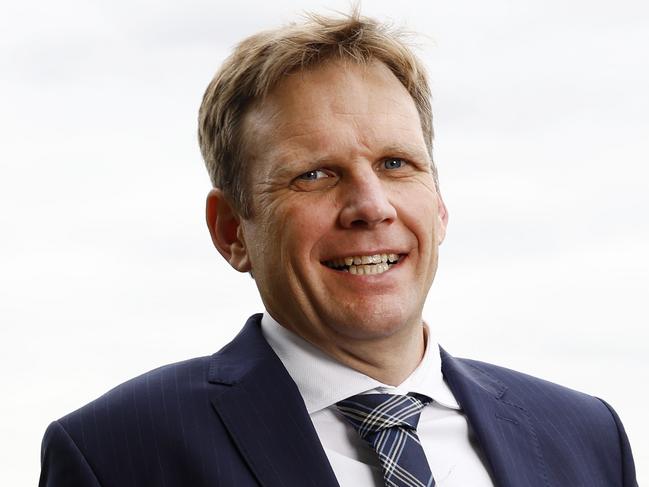 DAILY TELEGRAPH OCTOBER 16, 2024. Warwick Farm trainer Bjorn Baker at Warwick Farm Racecourse ahead of The Everest, $20 million race. Picture: Jonathan Ng