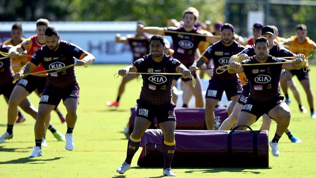 The Broncos sit 15th on the NRL ladder this season. Picture: Getty Images