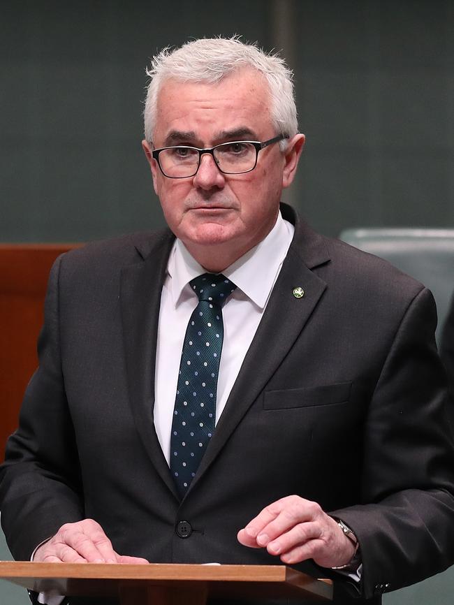 The group of pollies who want to bring Assange back to Australia include independent MP Andrew Wilkie... Picture: Kym Smith