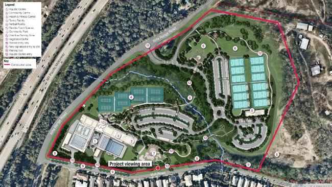 Plans for the new Pimpama Sports Hub.