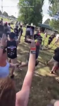 Chaos at Summernats in Canberra