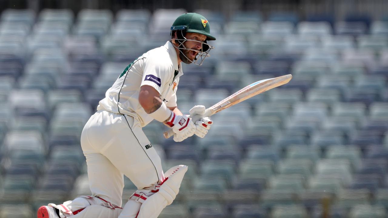 Matthew Wade in action for Tasmania. Photo: Richard Wainwright/AAP Image. 