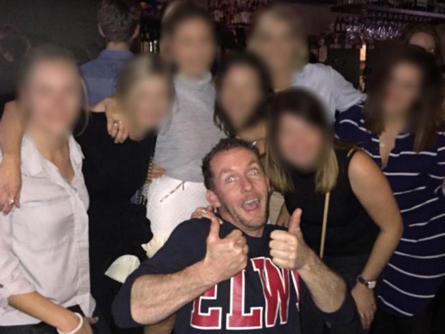 The man police want to question hijacks the photo.