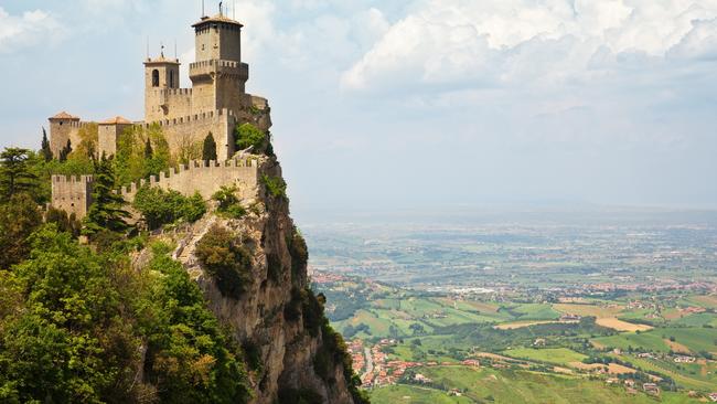 San Marino Castle, also known as Guaita fortress.