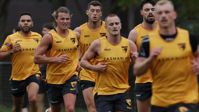 Hawthorn is hoping to surge up the ladder in 2024 after several years of pain. Picture: Michael Klein