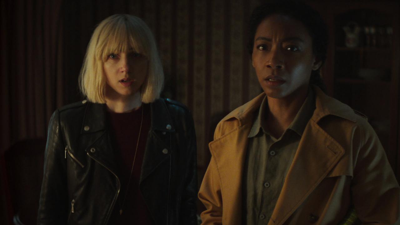 Zoe Kazan and Betty Gabriel were among the American contingent in Melbourne working on Clickbait.