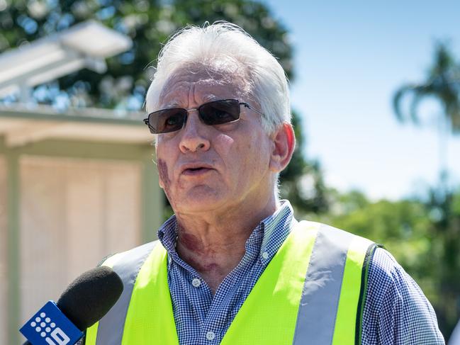 Ratepayers could recieve rent relief and see a deferral in rates from Darwin council, with an emergency meeting to discuss community coronavirus relief to be held on Wednesday, April 8. Pictured is Darwin Lord Mayor Kon Vatskalis, who raised the motion. Picture: Che Chorley