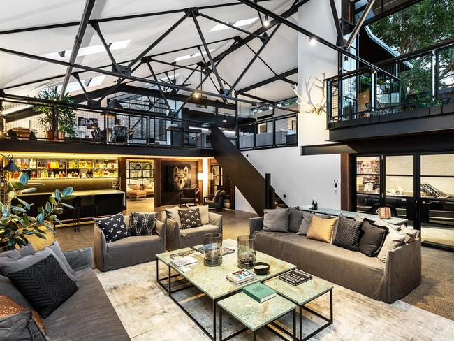 The striking industrial warehouse conversion in Annandale.