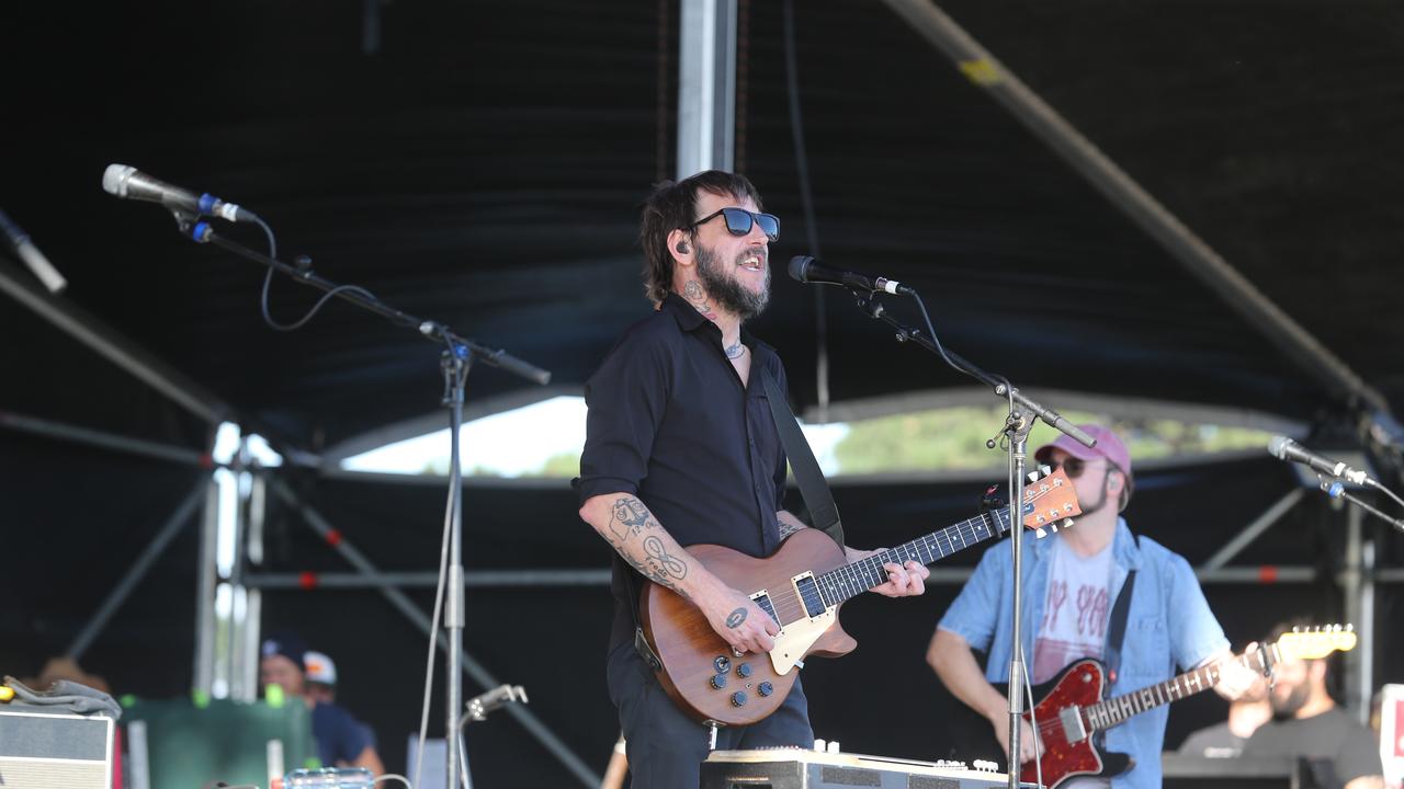 Band of Horses lead singer Ben Bridwell on stage. Picture: Mike Dugdale