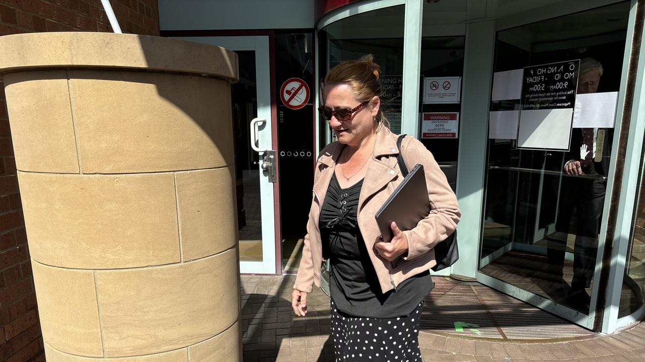 Rosemary Gamble operator of Taz-Zorb at Devonport Magistrates Court. Trial into the jumping castle tragedy at Hillcrest Primary School in Devonport. Picture: Simon McGuire