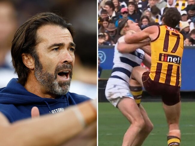 Chris Scott erupts over ruck incident